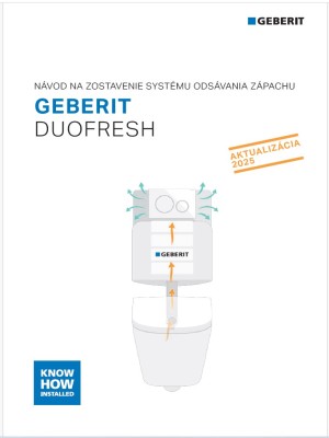 Geberit DuoFresh manuál (aktualizácia 2025)