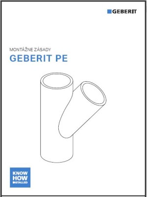 Geberit PE - montážne zásady
