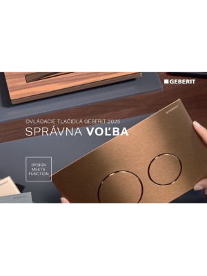 Správna voľba - splachovacie tlačidlá 2025