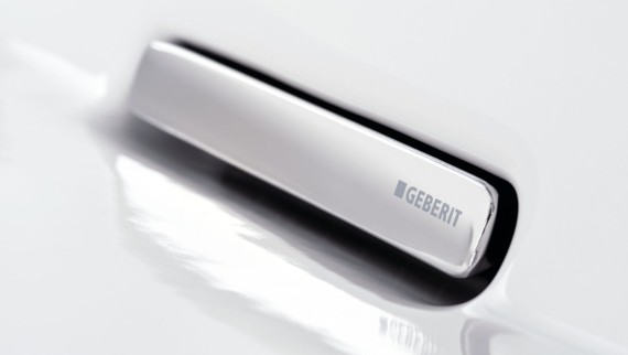 Kryt odtoku Geberit ONE vnútri umývadla Kryt odtoku Geberit ONE vnútri umývadla