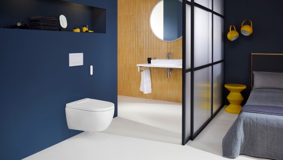 Geberit AquaClean Alba s diaľkovým ovládaním Sigma30