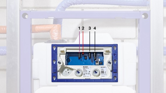 Podomietková nádržka Geberit s hygienickým prepláchnutím HS30 (© Geberit)