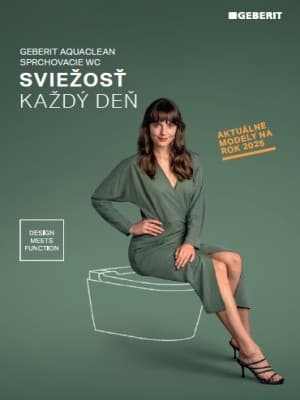 Sviežosť každý deň - sprchovacie WC Geberit AquaClean Sviežosť každý deň - sprchovacie WC Geberit AquaClean