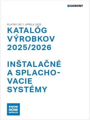 Katalóg výrobkov 2025/2026 - Inštalačné a splachovacie systémy Katalóg výrobkov 2025/2026 - Inštalačné a splachovacie systémy