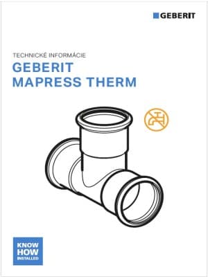 Geberit Mapress Therm - technické informácie Geberit Mapress Therm - technické informácie