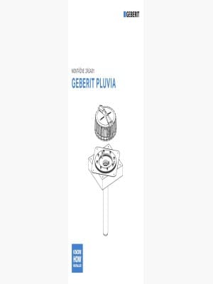 Geberit Pluvia - montážne zásady 2024 Geberit Pluvia - montážne zásady 2024