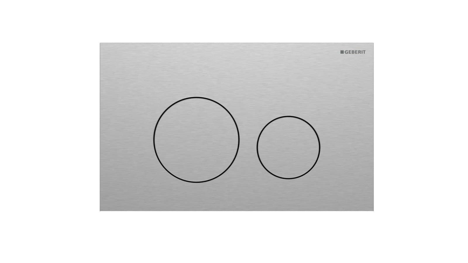 Geberit Sigma40 okrúhle, ušľachtilá oceľ Geberit Sigma40 okrúhle, ušľachtilá oceľ