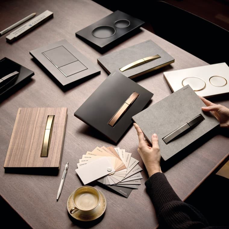 Rozsiahly sortiment ovládacích tlačidiel Geberit Rozsiahly sortiment ovládacích tlačidiel Geberit