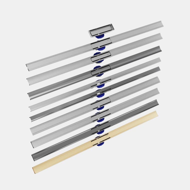 Prehľad sprchových žľabov Geberit CleanLine Prehľad sprchových žľabov Geberit CleanLine