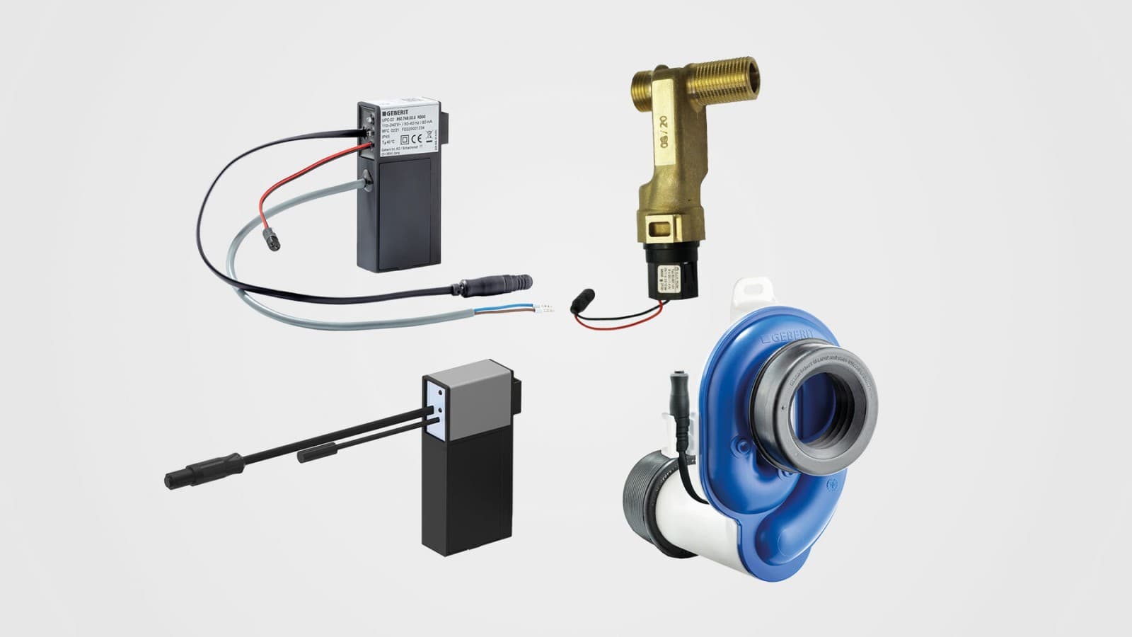 Skryté ovládanie splachovania pisoára na omietku Skryté ovládanie splachovania pisoára na omietku