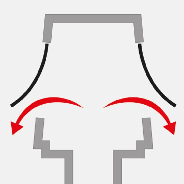 Otvárajú sa tiež, ak je potrebné kompenzovať vysoké úrovne pretlaku z kanalizačného systému Otvárajú sa tiež, ak je potrebné kompenzovať vysoké úrovne pretlaku z kanalizačného systému