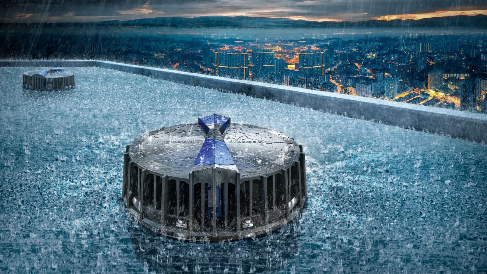 Podtlakové odvodnenie strechy Geberit Pluvia Podtlakové odvodnenie strechy Geberit Pluvia