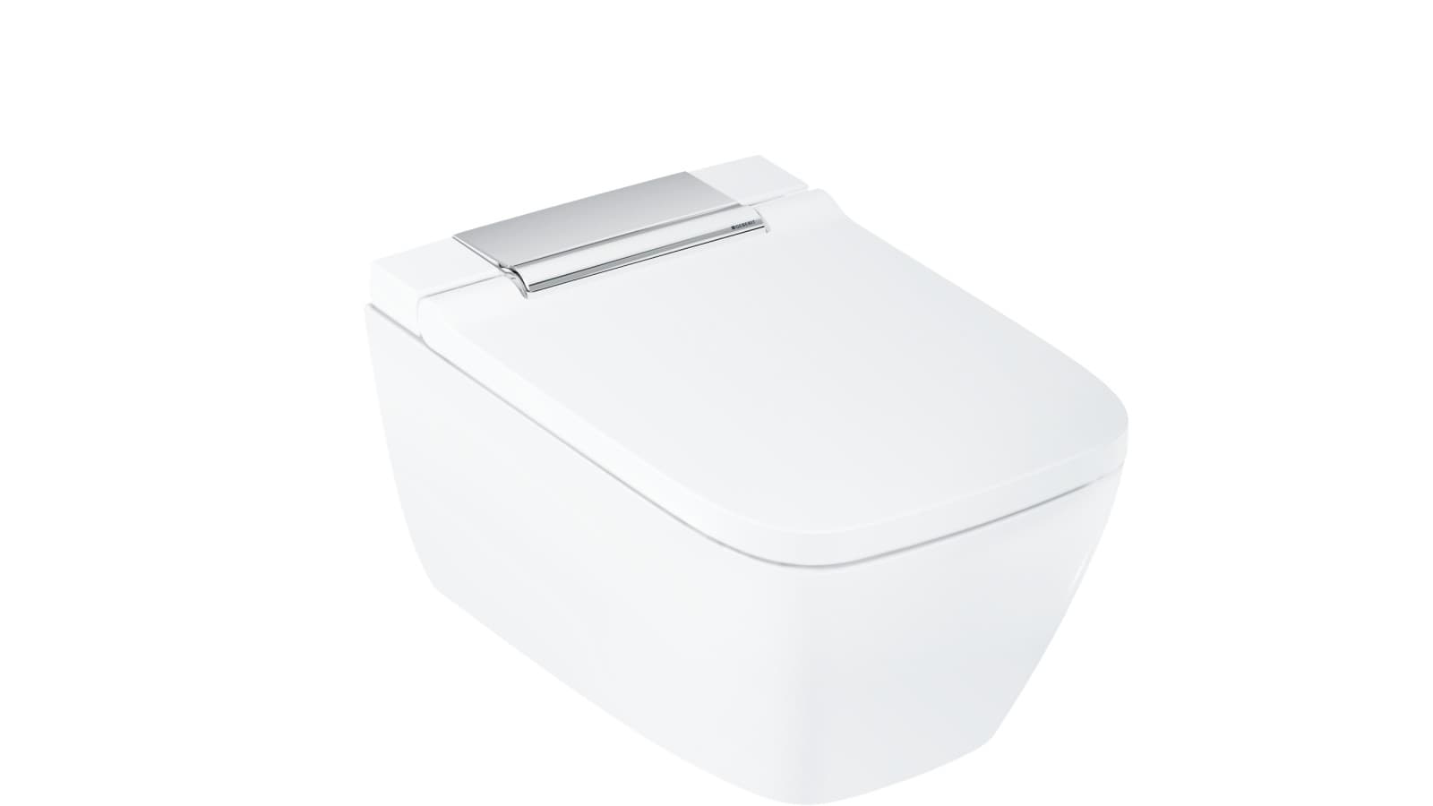 AquaClean Sela Square s lesklým chrómovým dizajnovým krytom AquaClean Sela Square s lesklým chrómovým dizajnovým krytom