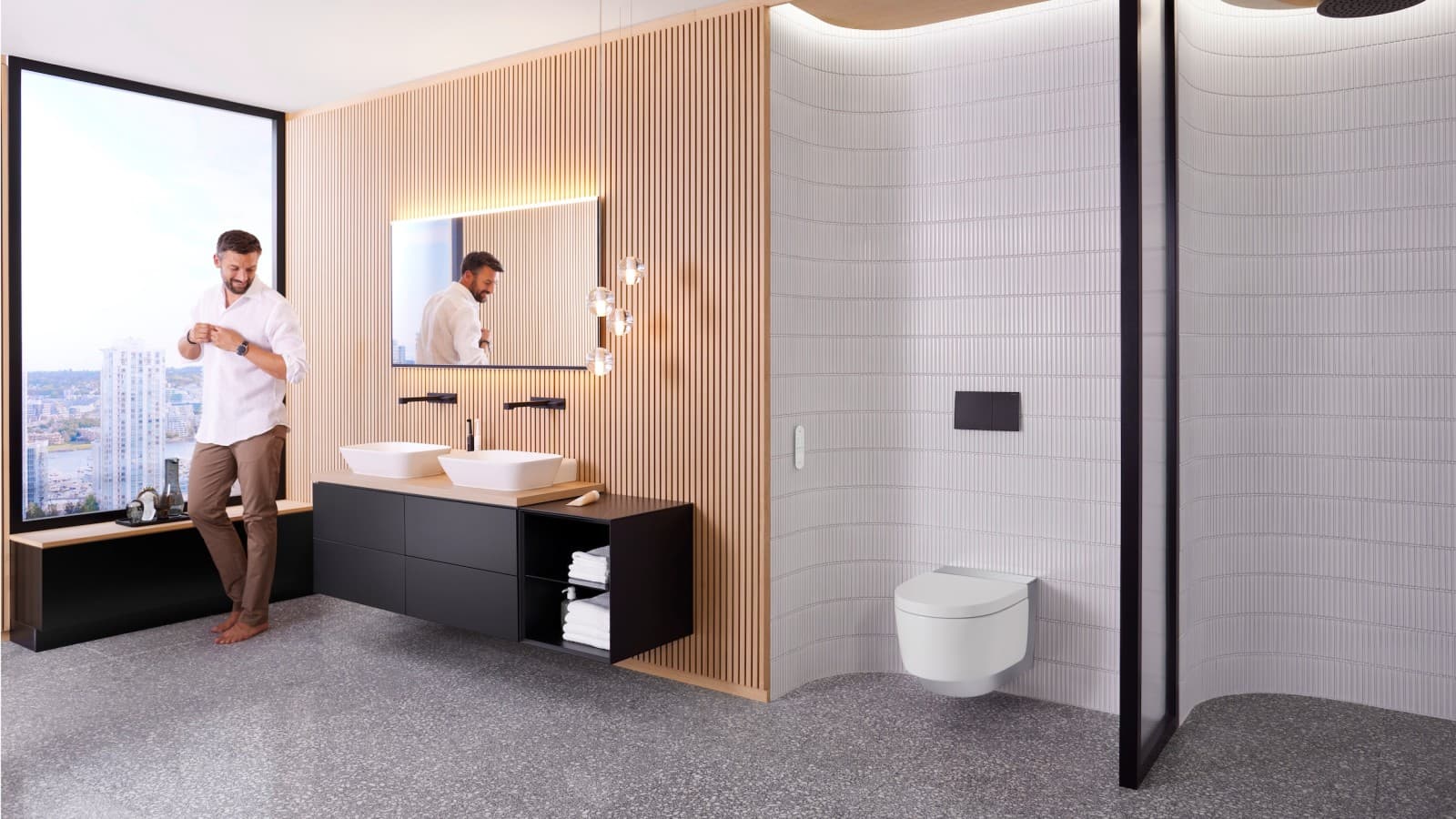 Kompletné zariadenia Geberit AquaClean Mera Comfort Kompletné zariadenia Geberit AquaClean Mera Comfort