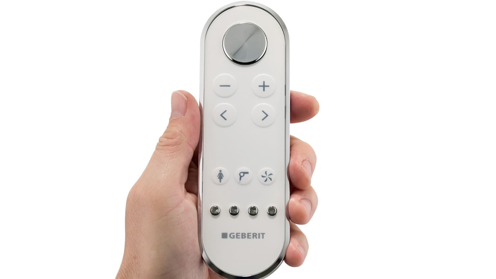 Diaľkové ovládanie Geberit AquaClean pre väčší komfort používania Diaľkové ovládanie Geberit AquaClean pre väčší komfort používania