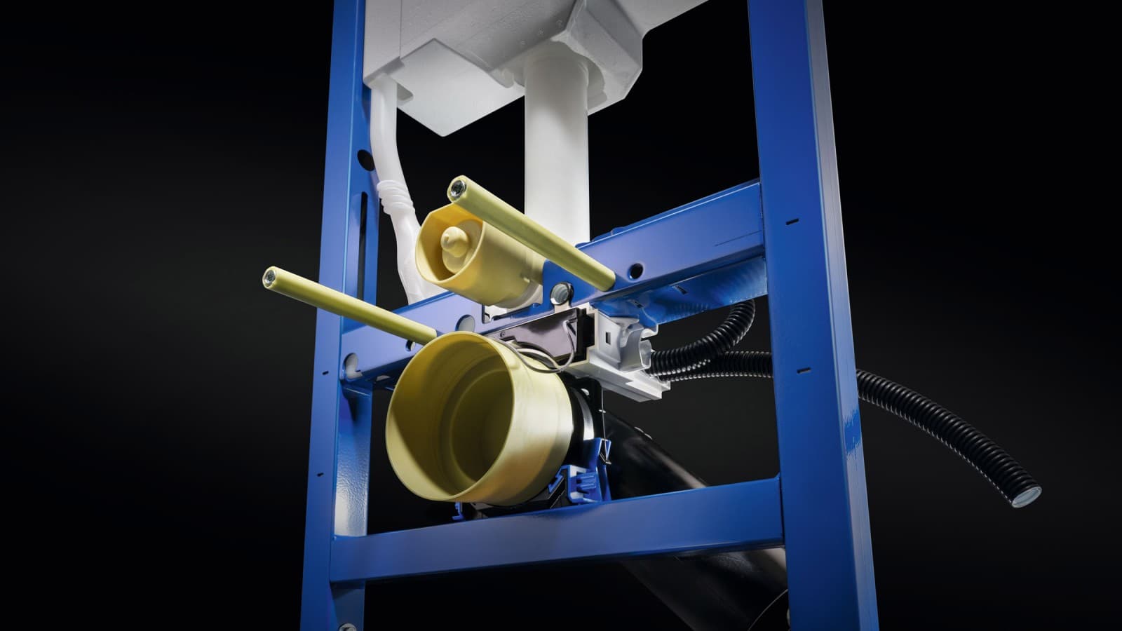 Pohodlné elektrické pripojenie prostredníctvom Power & Connect Box na inštalačnom prvku pre WC Pohodlné elektrické pripojenie prostredníctvom Power & Connect Box na inštalačnom prvku pre WC