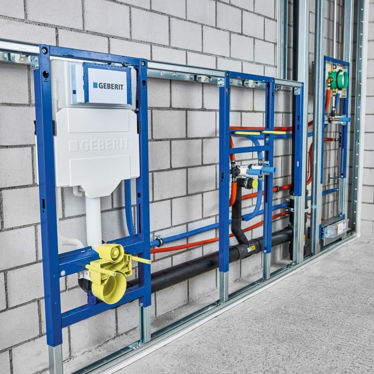 Systém Duofix s inštalačnými prvkami pre WC, umývadlo a sprchu Systém Duofix s inštalačnými prvkami pre WC, umývadlo a sprchu