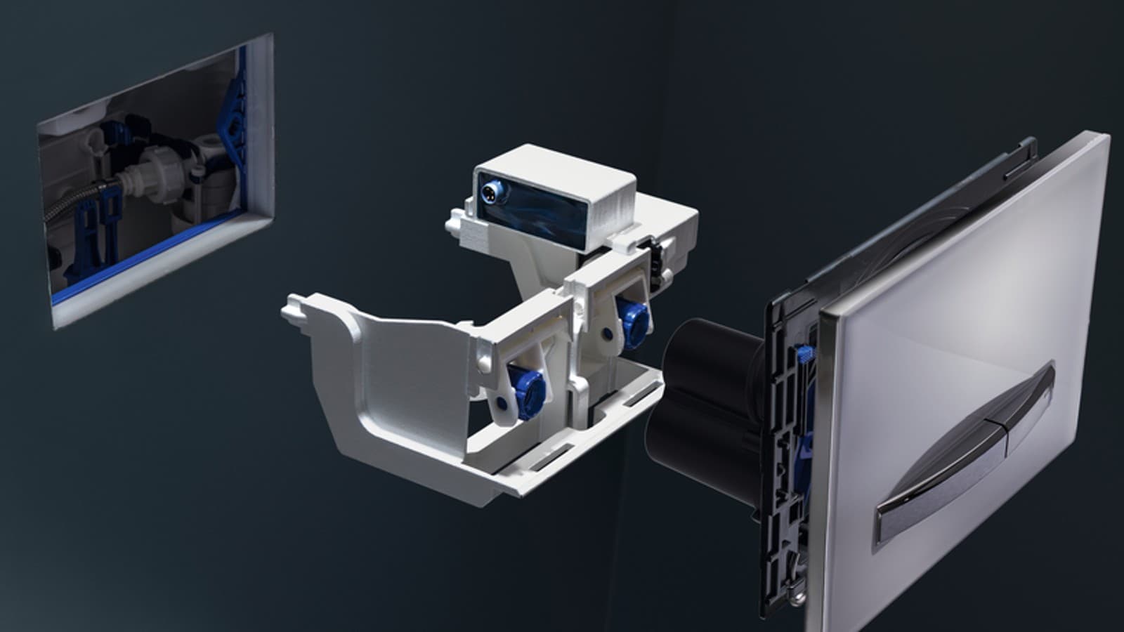 Intervalové hygienické prepláchnutie Geberit možno jednoducho nainštalovať do akejkoľvek podomietkovej splachovacej nádržky Geberit Sigma 12 cm Intervalové hygienické prepláchnutie Geberit možno jednoducho nainštalovať do akejkoľvek podomietkovej splachovacej nádržky Geberit Sigma 12 cm