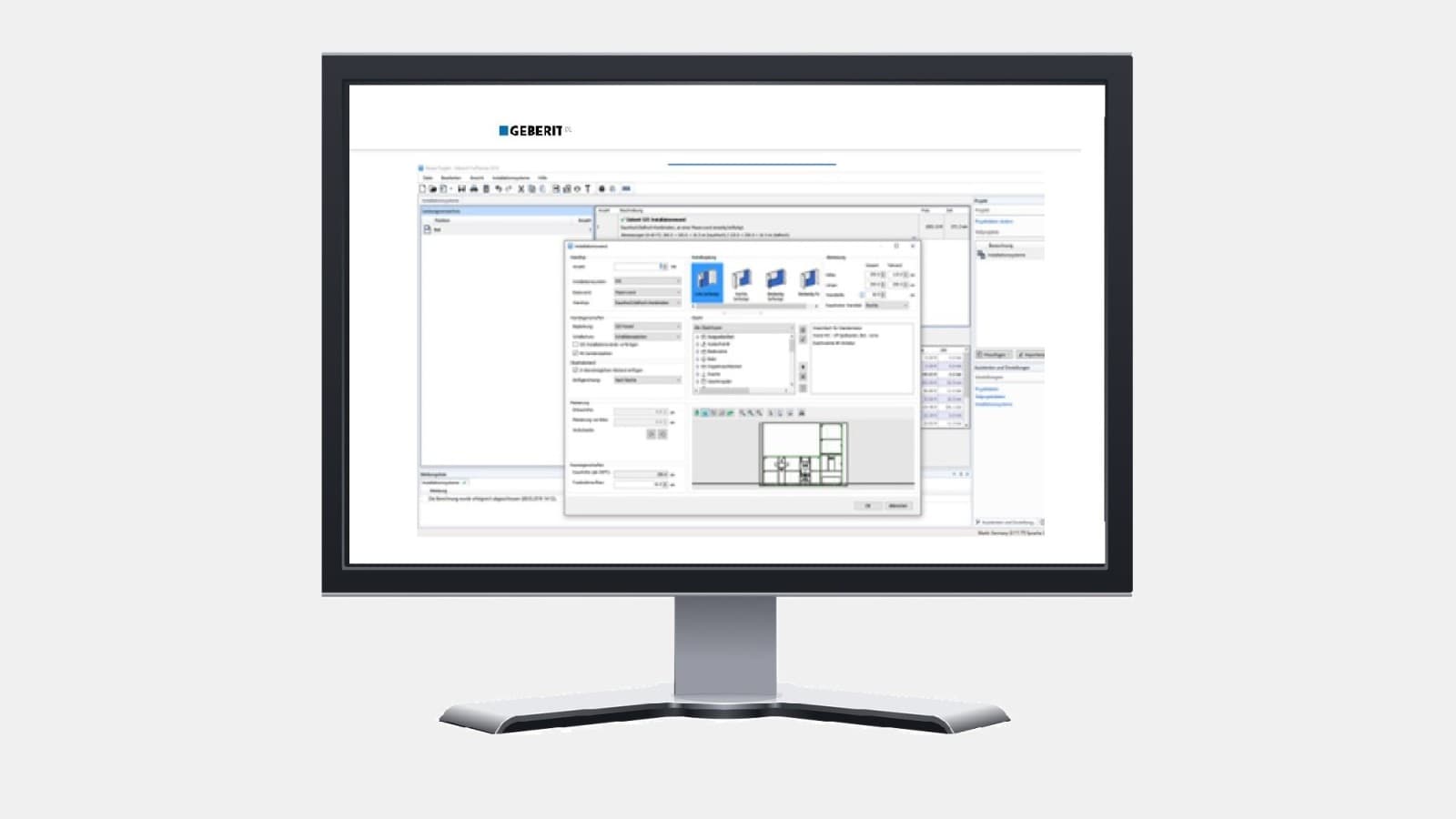 Geberit ponúka širokú škálu nástrojov digitálneho plánovania pre profesionálov, ako je Geberit ProPlanner Geberit ponúka širokú škálu nástrojov digitálneho plánovania pre profesionálov, ako je Geberit ProPlanner